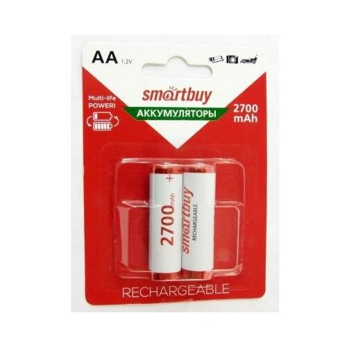 фото Smart buy аккумуляторы smart buy sbbr-2a02bl2700 2700 mah aa 2 шт