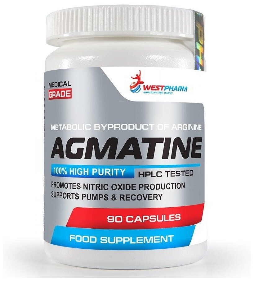 WestPharm Agmatine 500 мг 90 капс (WestPharm)