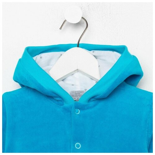 фото Комбинезон утеплённый для мальчика, цвет голубой, рост 74 rusexpress