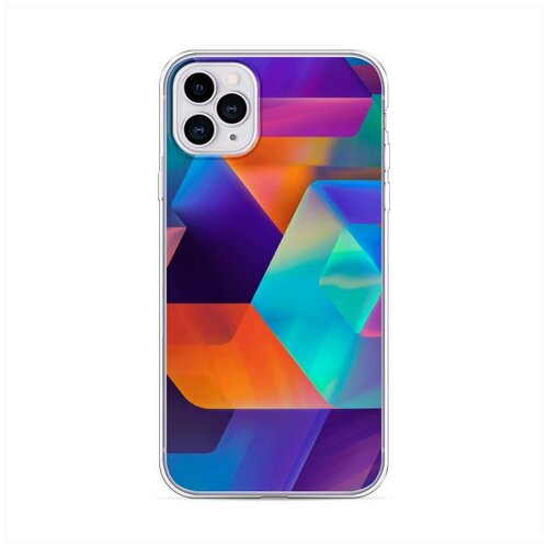 фото Силиконовый чехол "красивая геометрия" на apple iphone 11 pro max / айфон 11 про макс case place