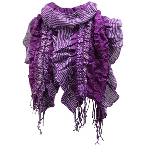 фото Шарф crystel eden,170х40 см, фиолетовый