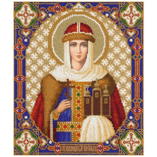 PANNA Набор для вышивания Икона Святой равноапостольной княгини Ольги Российской (CM-1879), разноцветный, 30.5 х 25.5 см