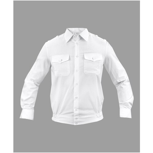 Рубашка полиции мужская белая (длинный рукав) (60 / 170 - 176)