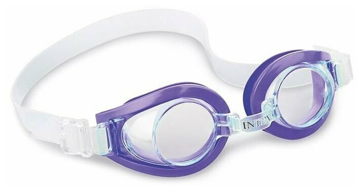 Очки для плавания Play Goggles фиолетовые, от 3 до 8 лет