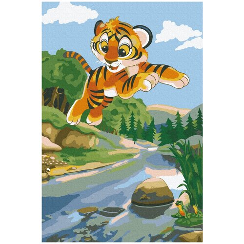 фото Набор юного художника 20х30 игривый тигрёнок molly ( kh1046 )