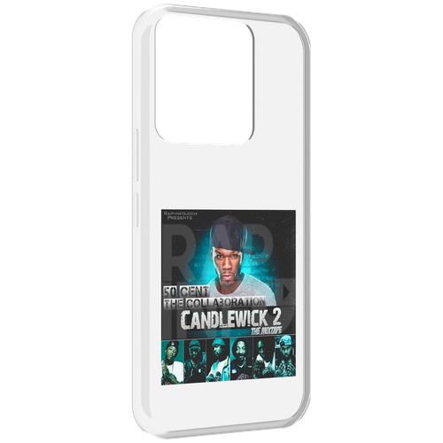 Чехол MyPads 50 Cent - CandleWick 2 для Tecno Spark Go 2022 / Tecno Spark 8C задняя-панель-накладка-бампер