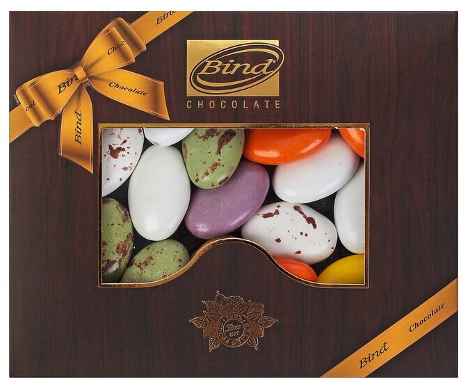 Bind Chocolate Шоколадное драже радуга Bind, микс, 100 г