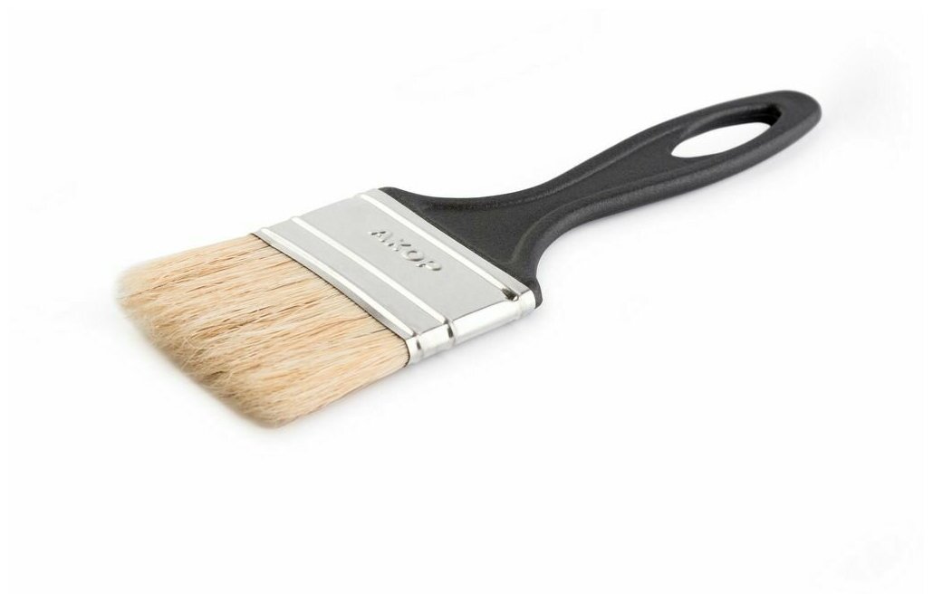 фото Акор Кисть Евро, 25х8 (натуральная щетина, пластик)