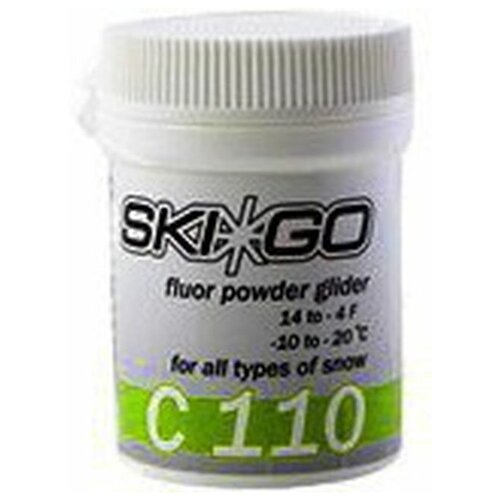 фото Порошок skigo fluor powder c110 -10/-20, green, 30 г, зелёный
