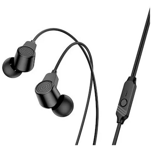 Проводные наушники с микрофоном внутриканальные Borofone BM64 Goalant 35 Jack черные 27900₽