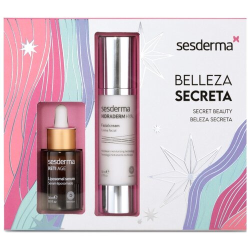 SesDerma Belleza Secreta антивозрастная сыворотка и увлажняющий крем для лица, 80 мл, 2 шт.  - Купить