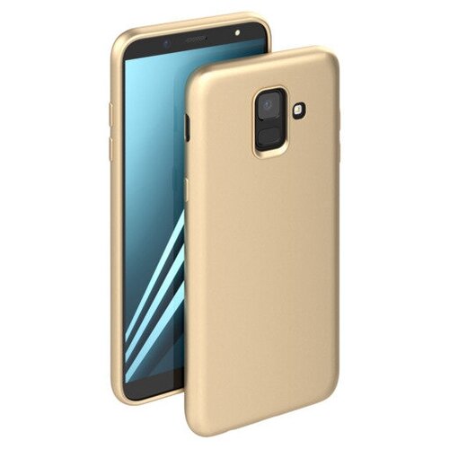 фото Чехол silk для galaxy a6 (2018), золотой, deppa 89011