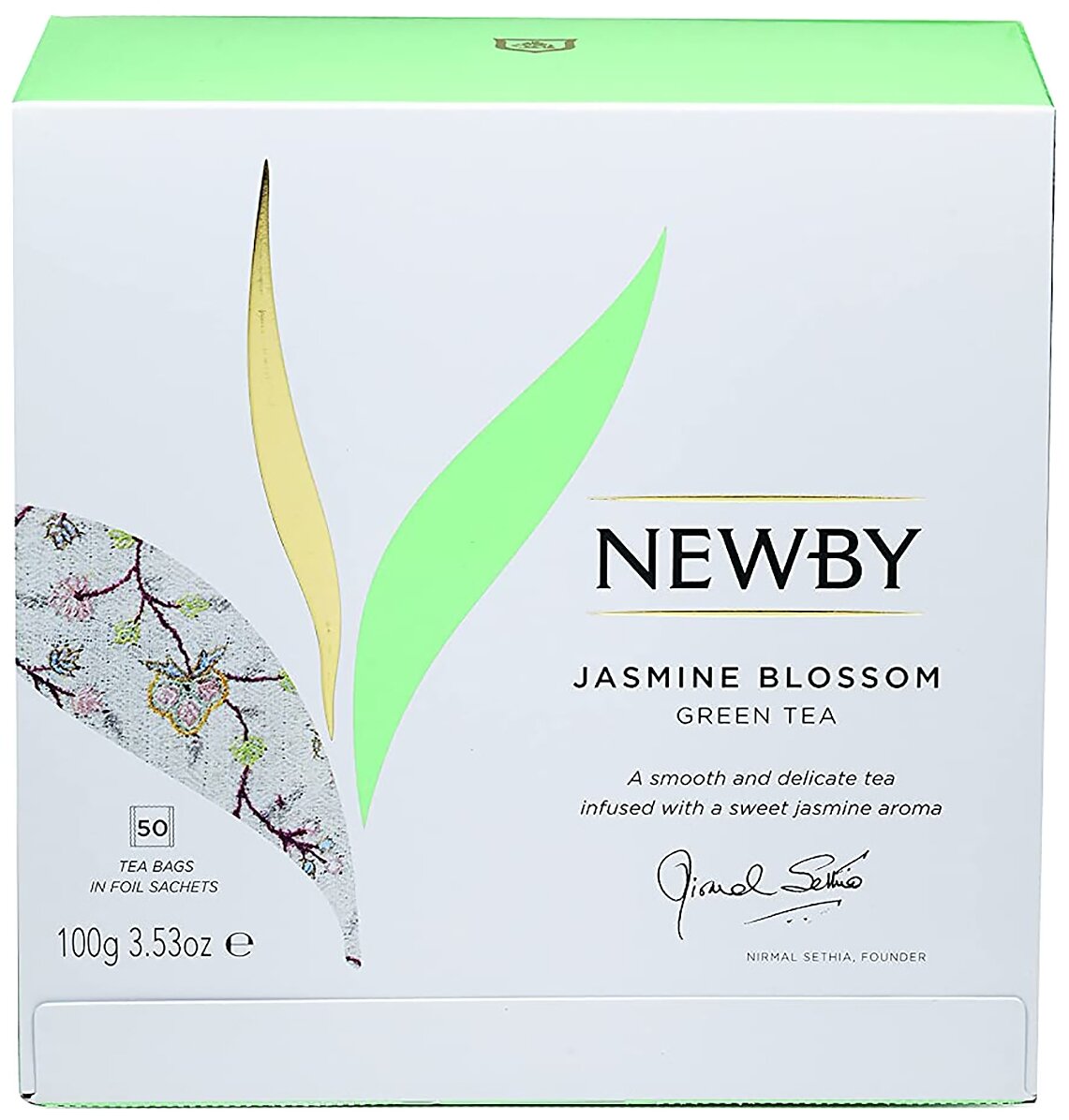 Чай зеленый Newby Jasmine blossom в пакетиках