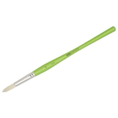 кисть liquitex free style синтетика 12 плоская длинная ручка 12 зеленый Кисть художественная Liquitex синтетика, Free Style, круглая №12 (1300112)