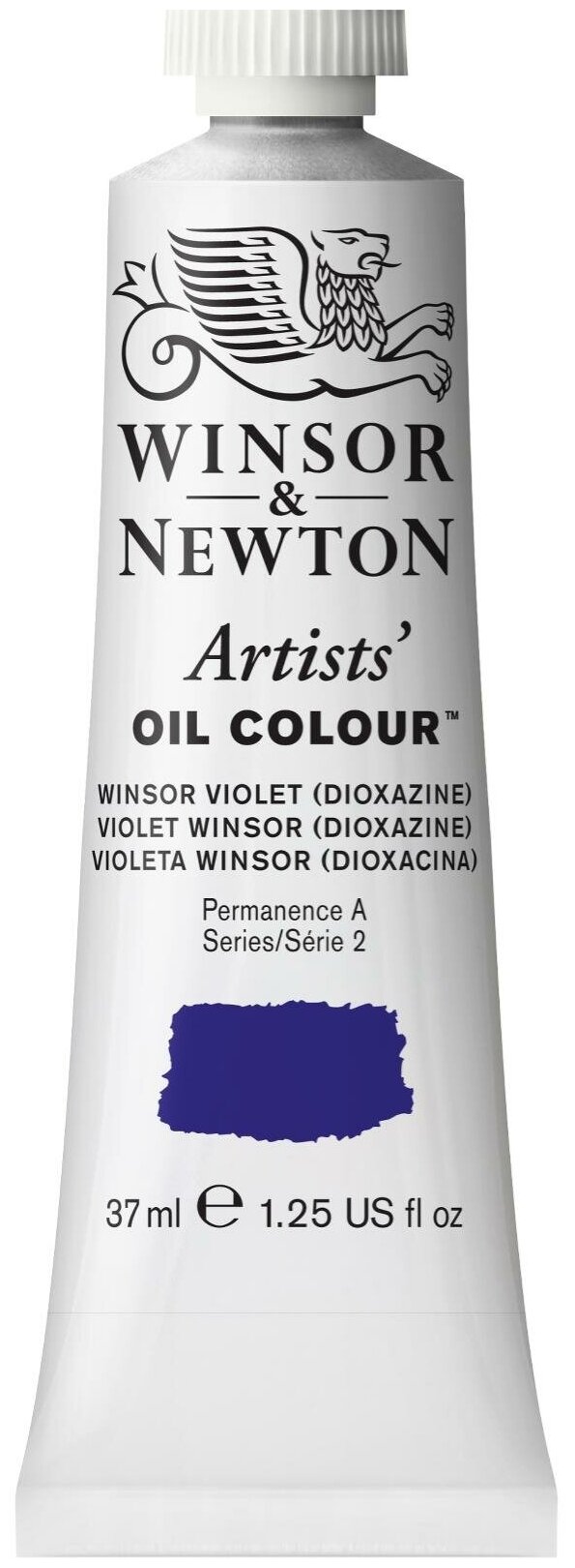 Краска масляная профессиональная Winsor&Newton "Artists Oil", 37мл, Винзор фиолетовый (диоксазин)