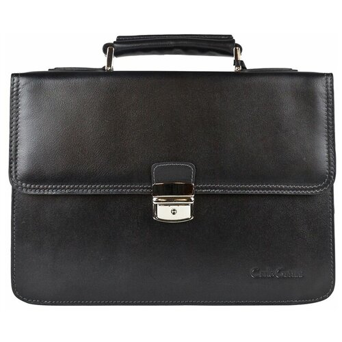 Кожаный портфель Carlo Gattini Biforco black (арт. 2027-30)