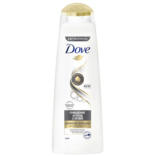 Dove Hair Therapy шампунь и бальзам-ополаскиватель 2в1 Основной уход 380 мл