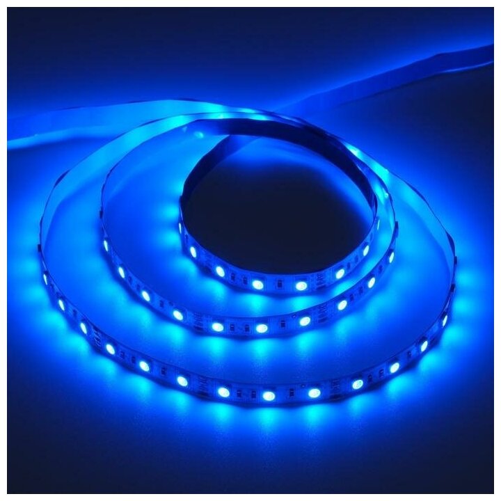 Светодиодная лента Ecola PRO, 12В, SMD5050, 5 м, IP20, 14.4Вт/м, 60 LED/м, RGB - фотография № 1