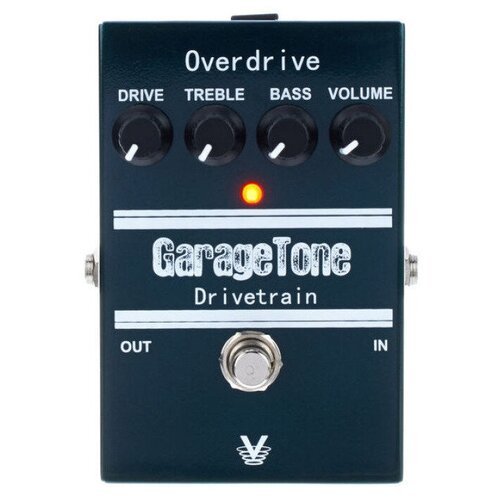 Педаль эффектов Visual Sound GTDRIVE Garage Tone Drivetrain Overdrive гитарная педаль эффектов примочка visual sound gtag garage tone axle grease delay
