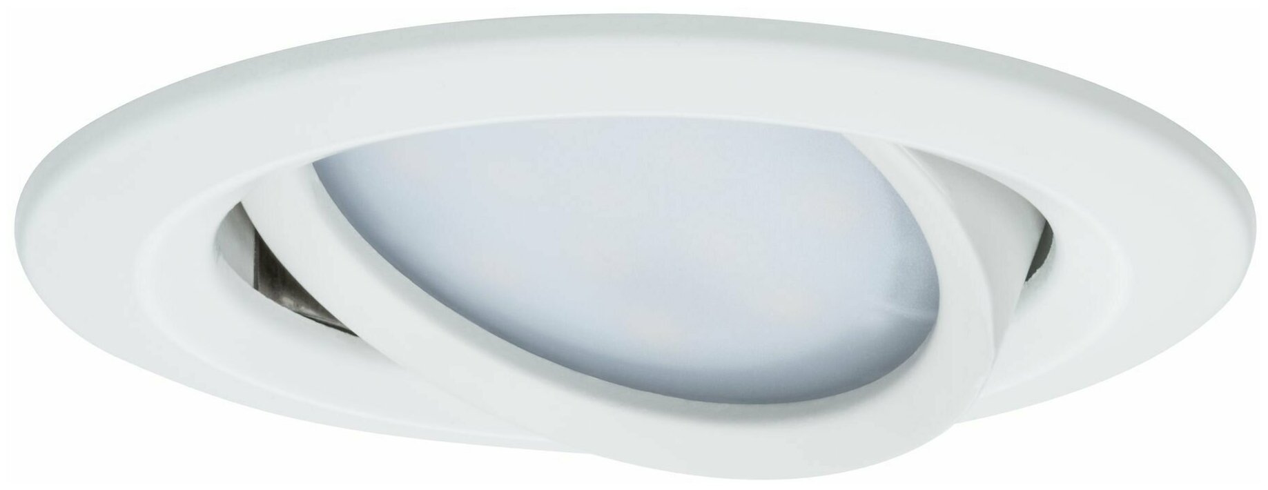Светильник встраиваемый Paulmann Nova Coin LED D93мм 6.8Вт 425Лм 2700К IP65 230В Белый мат. Димм Поворотный Набор 3 штуки 93682 - фотография № 8