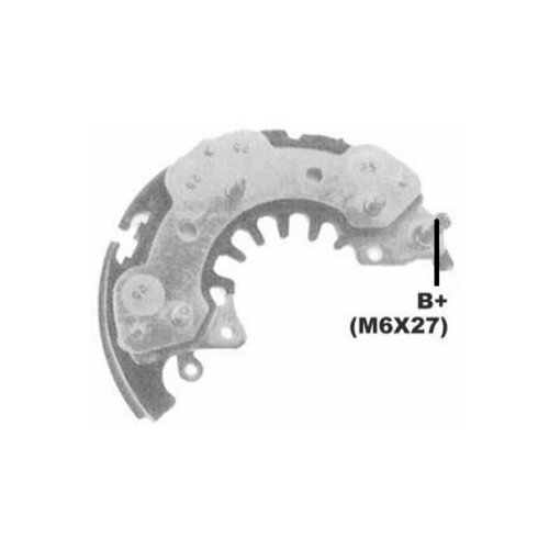 Мост диодный NISSAN 100 NX 1.6 1990-, NISSAN NX 1.6L 1991-1993, NISSAN PRIMERA 1.6 1990-1993, NISSAN Q-BIC 1.6 PETROL 1992- UNIPOINT REC-690