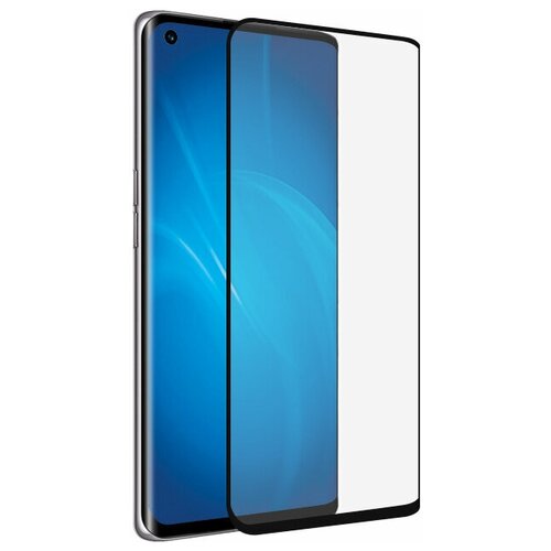 Закаленное стекло DF для Oppo Reno 5 4G/5G Full Screen Full Glue Black Frame oColor-22