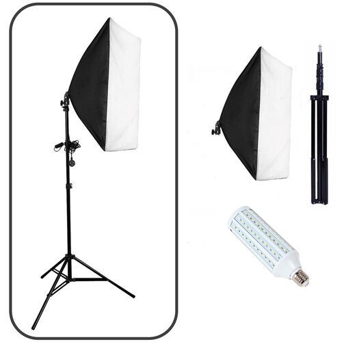 Strobolight Youtuber_4060 LED-100 - Комплект видео светодиодного света софтбокс с лампой и стойкой 699900₽