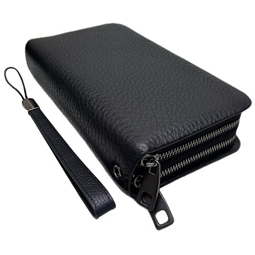 фото Мужской кошелек из натуральной кожи, клатч, портмоне. в подарочной упаковке bristan wero