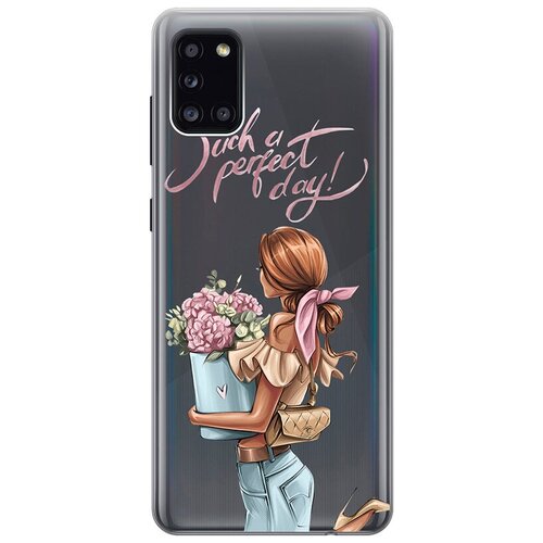 фото Re:pa чехол - накладка transparent для samsung galaxy a31 с 3d принтом "such a perfect day!"