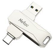 Флешка Netac 512Gb U782C USB3.0+Type C metal (NT03U782C-512G-30PN)