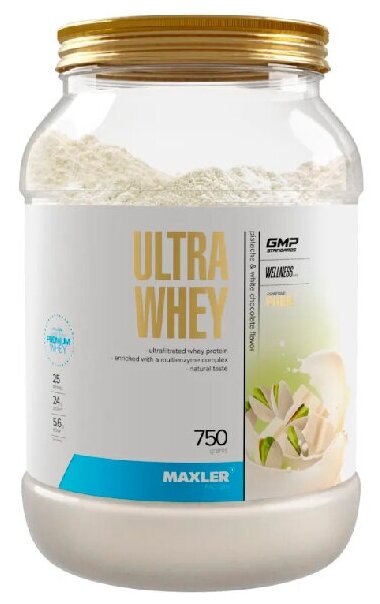 MAXLER EU Ultra Whey (Малая банка) 750 г (Pistache White Chocolate)