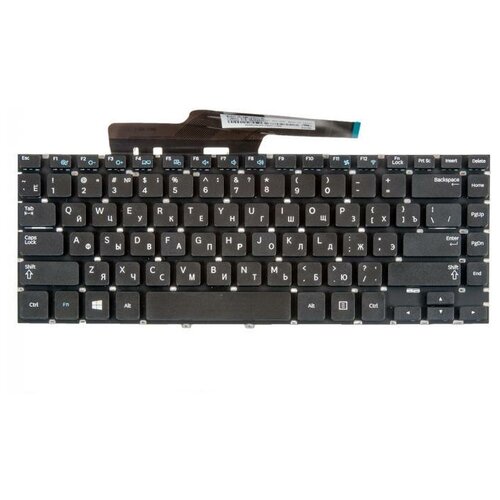 Клавиатура ZeepDeep для ноутбука Samsung 350V4C NP350V4C 355V4C NP355V4C черная без рамки гор Enter 93200₽