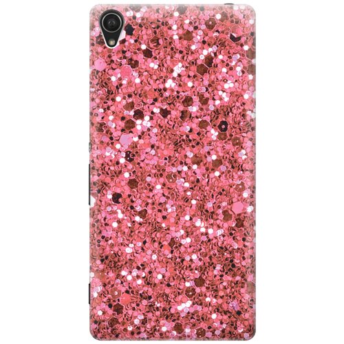 фото Силиконовый чехол на sony xperia z3 / сони иксперия зет 3 с эффектом блеска "разноцветный леденец gosso