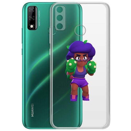 фото Чехол-накладка clear case brawl stars-роза для huawei y8s krutoff group