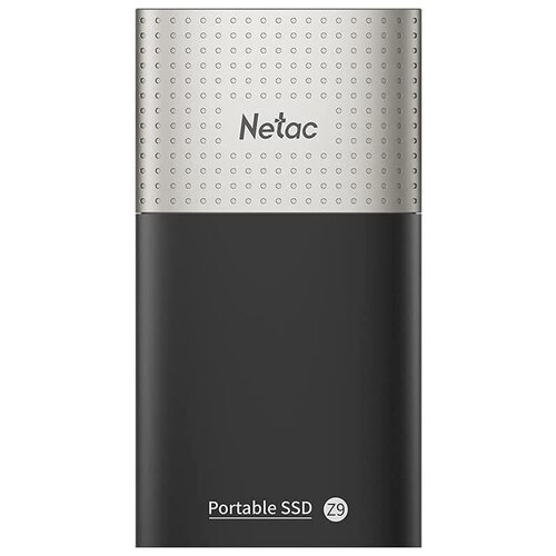 Накопитель SSD NETAC USB-C 250Gb NT01Z9-250G-32BK Z9 1.8 черный внешний ssd накопитель netac z9 2000gb nt01z9 002t 32bk