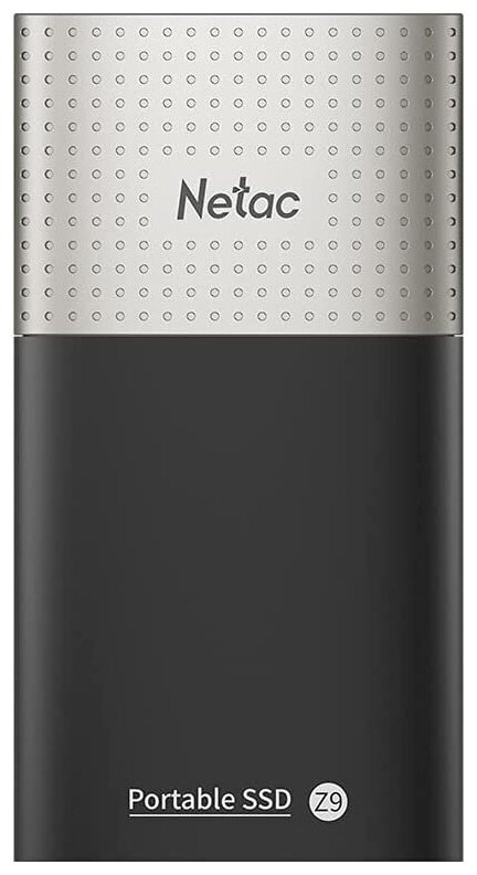 Накопитель SSD NETAC USB-C 250Gb NT01Z9-250G-32BK Z9 1.8 черный