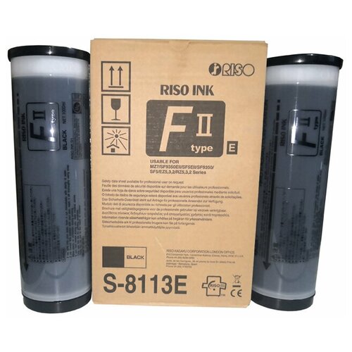 Краска Riso EZ 370/RZ/MZ type E (О) Black, 1000мл, S-4253E/S-8113E отгружается только в чётном кол-в