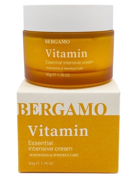 [Bergamo] Крем для лица с витаминным экстрактом. Vitamin Essential Intensive Cream, 50гр
