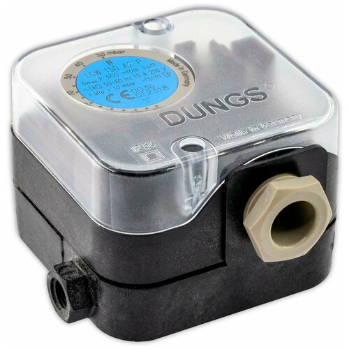 Дифференциальные датчики-реле давления газа DUNGS LGW 150 A2P арт.120238, монтаж 1/4 (р+) 1/8 (р-), Pmax 500 mBar, 30-150mbar