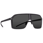 Титановые солнцезащитные очки GRESSO Nevada - маска / черный - изображение