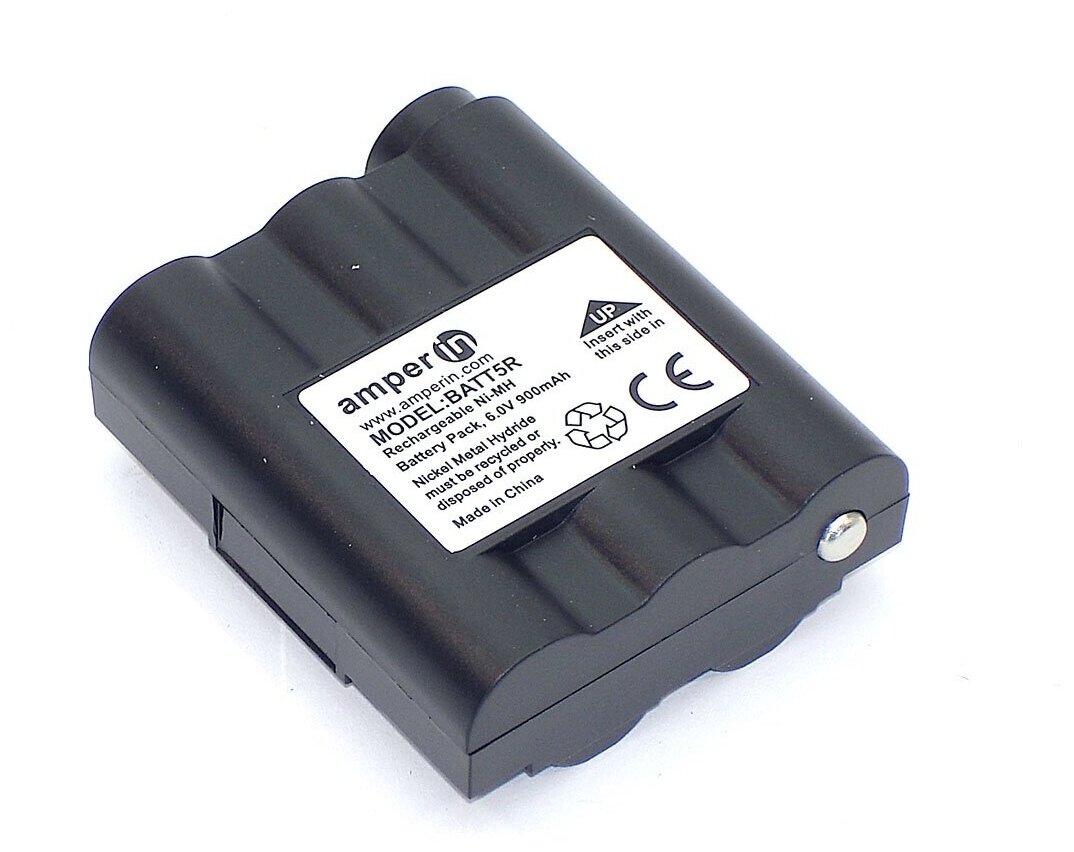 Аккумулятор для радиостанции Midland BATT-5R, CS-GXT300TW, 6,0V, 900mAh код mb079179