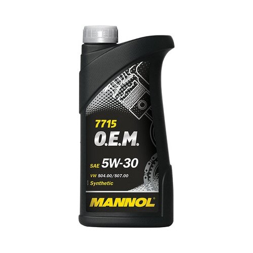 фото Масло mannol 7715 o.e.m. for vw audi skoda 5w30 1л металл