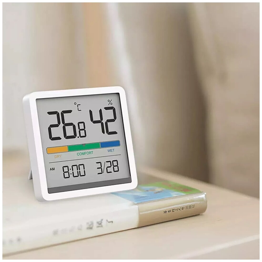 Термометр-гигрометр Xiaomi Miiiw Mute Thermometer And Hygrometer Clock NK5253 - фотография № 14