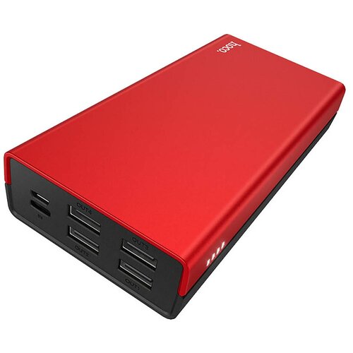 фото Внешний аккумулятор power bank hoco j66a fountain power bank20000mah красный