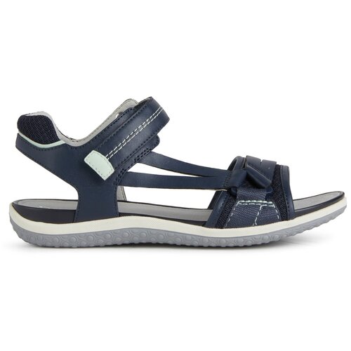 фото Туфли летние открытые geox для женщин d sandal vega цвет бежевый/розовый, размер 39