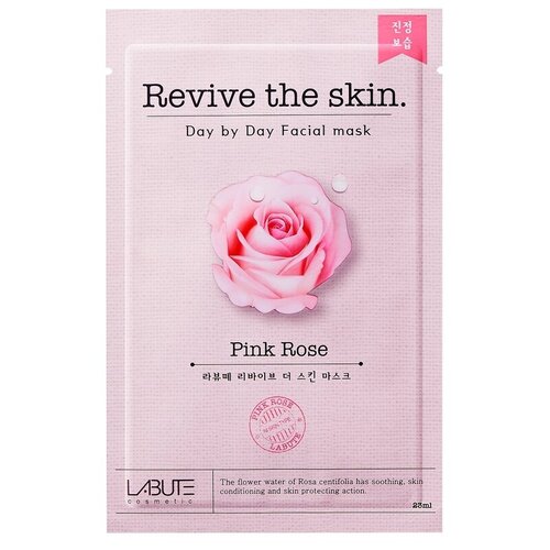 Тканевая маска с розой – Labute Revive the skin Pink Rose Mask