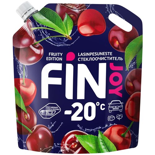 Автомобильный очиститель стекол FIN JOY FRUITY Cherry -20 DP, 3,5 л