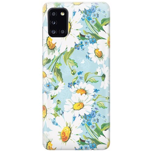 фото Ультратонкий силиконовый чехол-накладка для samsung galaxy a31 с принтом "поле ромашек" gosso