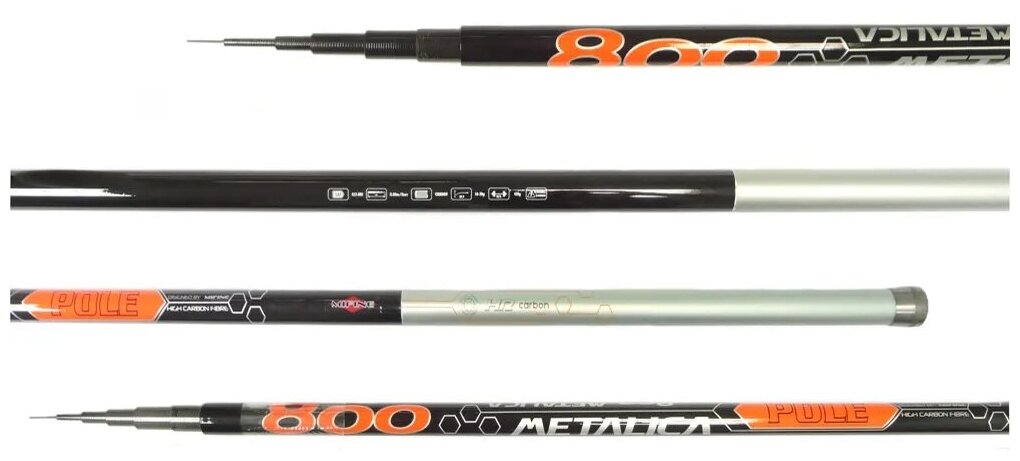 Удилище маховое Mifine Metalica pole 800 8 метров
