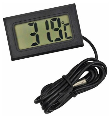 Электронный термометр с выносным датчиком для измерения температуры на улице, дома, в аквариуме, жидкости - фотография № 2
